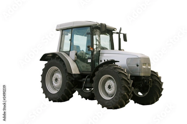 Obraz silver tractor