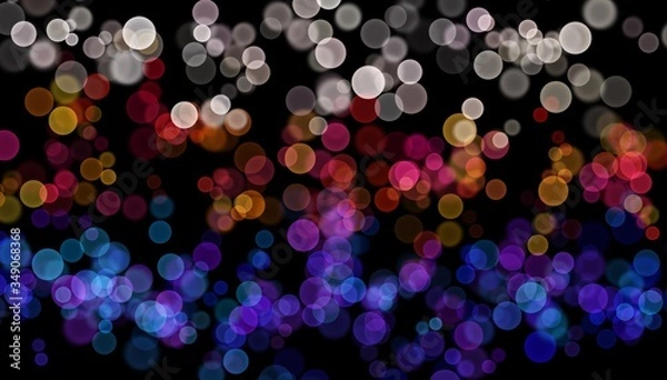 Obraz Bokeh light illustration 