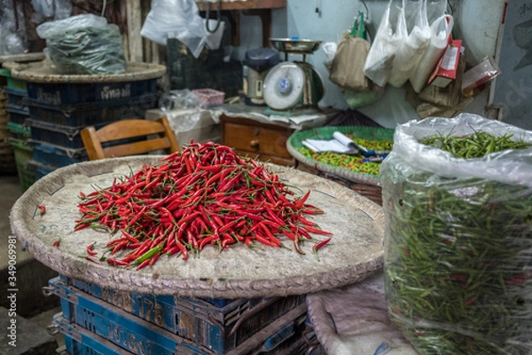 Obraz Chilli at Market 