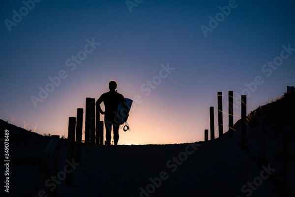 Obraz Surfer in Sillhouette 