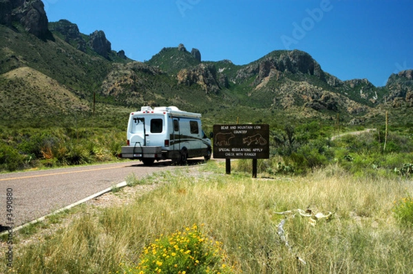 Fototapeta big bend national park travel