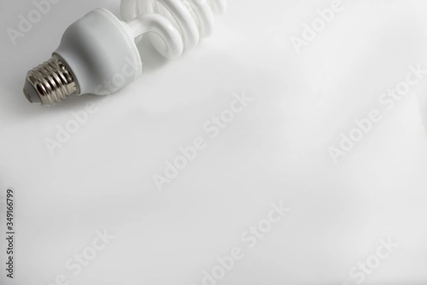 Fototapeta fluorescent light bulb