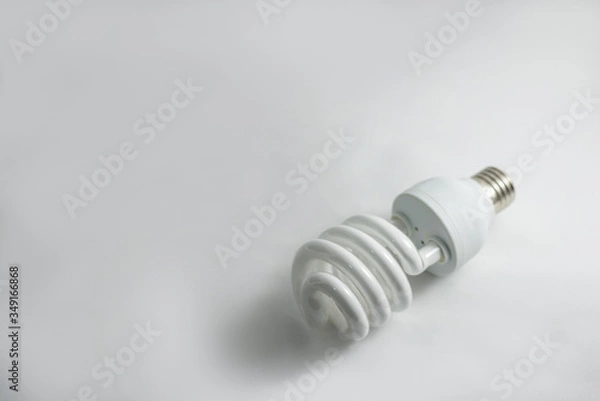 Fototapeta fluorescent light bulb
