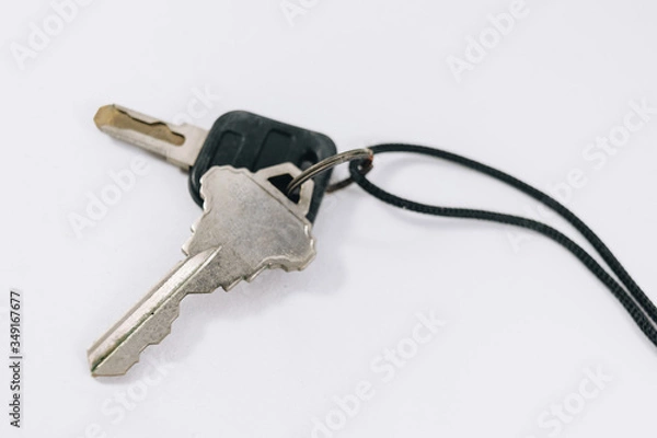 Obraz keys on a white background