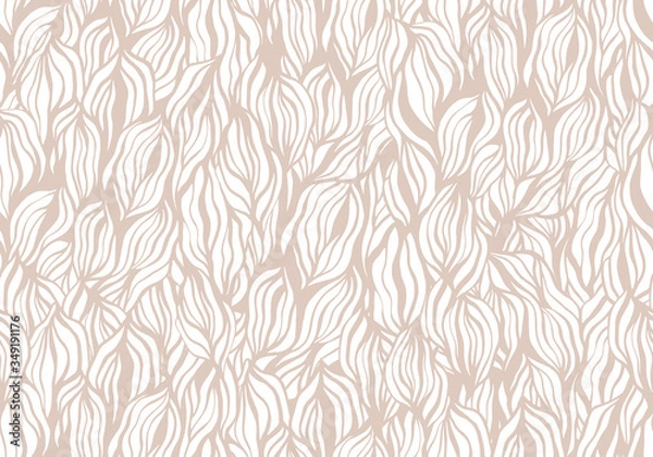 Fototapeta Abstract seamless pattern with hand drawn textures. Vector background.