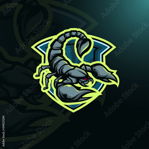 Obraz Scorpion Logo