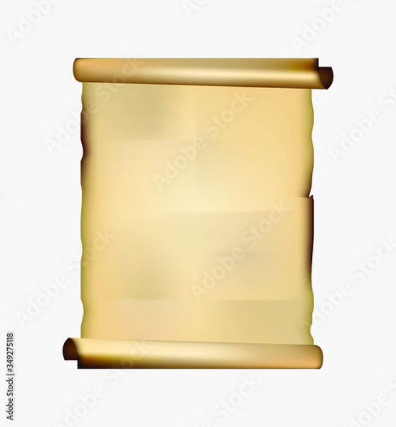 Obraz Vector illustration, old paper, for various tasks