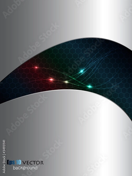 Obraz Abstract metallic background