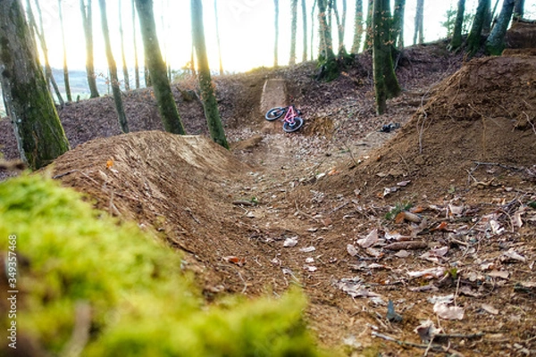 Obraz Backyard trail (dirt jumps)