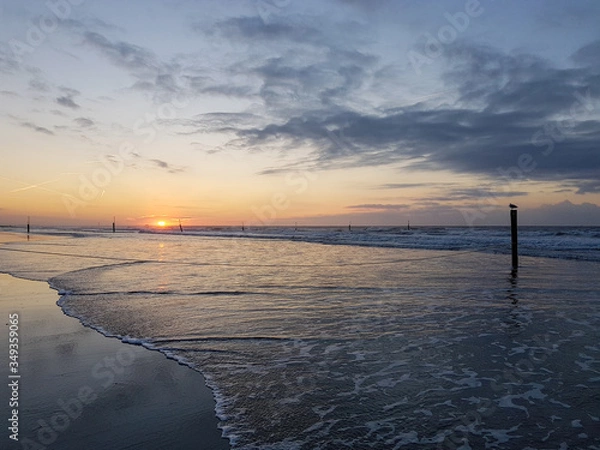 Obraz sunset over the north sea