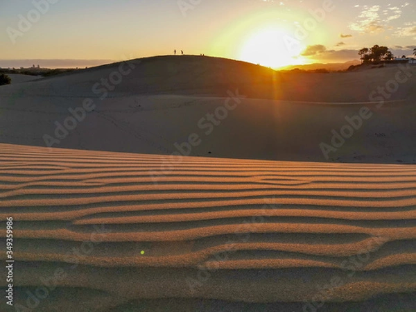 Obraz Sunset in the dunes from Maspalomas