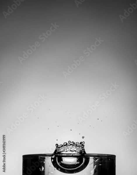 Obraz Water crown splash