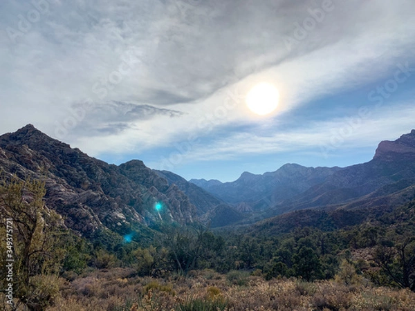 Fototapeta Mountains in Nevada near Las Vegas USA