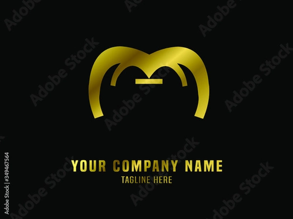 Obraz Abstract Logo Vector Gradient Alphabet