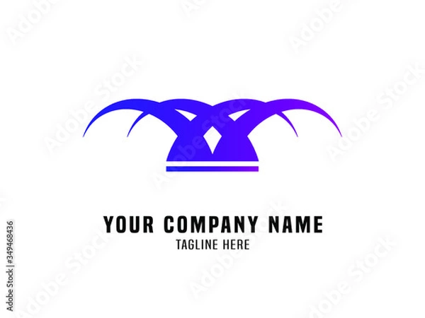 Obraz Abstract Logo Vector Gradient