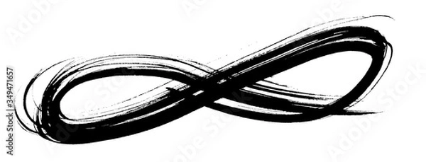 Obraz  black grunge spot