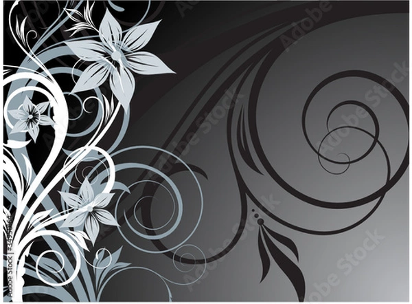 Obraz abstract floral background for design