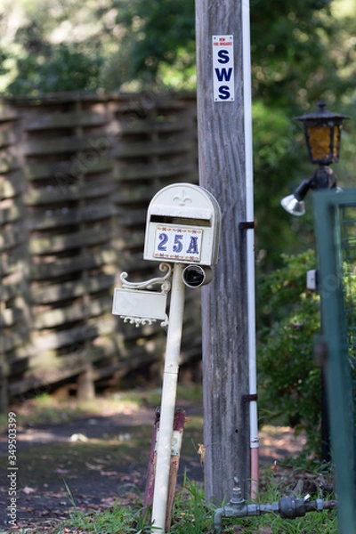 Obraz mailbox on the background of the house