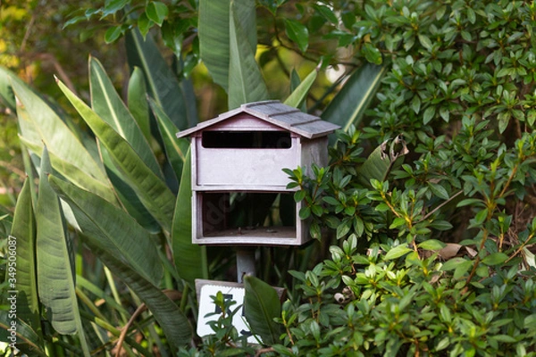Obraz mailbox on the background of the house