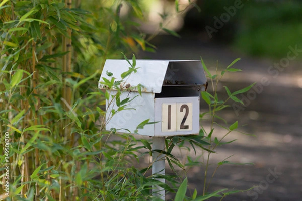 Obraz mailbox on the background of the house