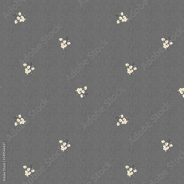 Obraz small floral seamless pattern background images.