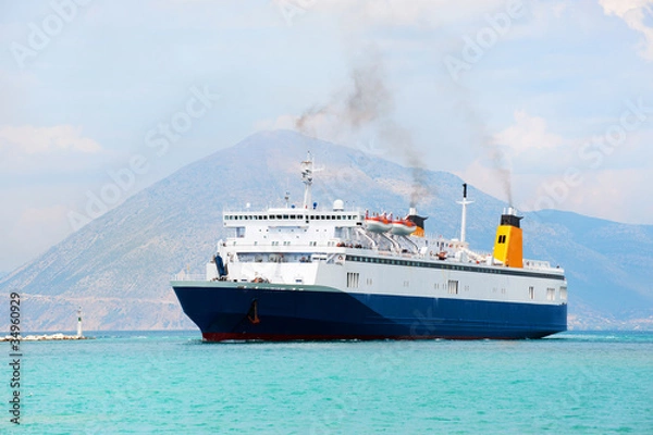 Obraz Łódź promowa