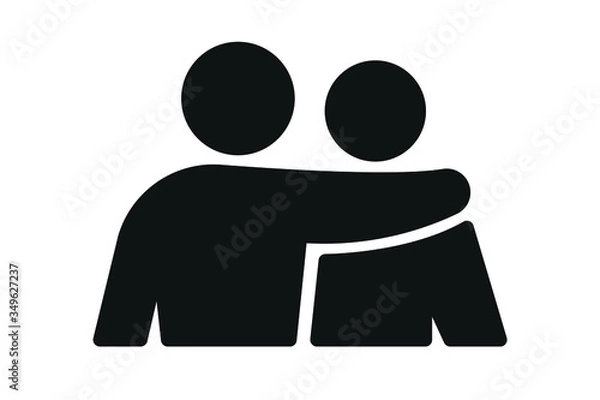 Obraz two friend icon