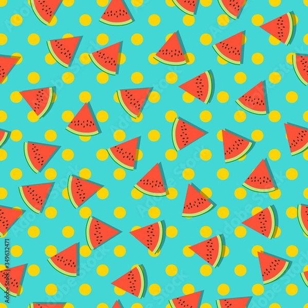 Obraz Fun watermelon seamless pattern