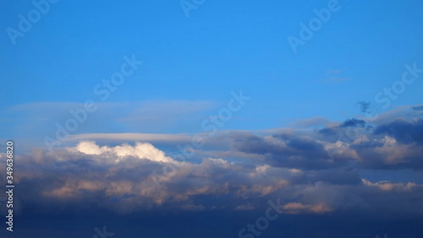 Obraz sky blue clouds background
