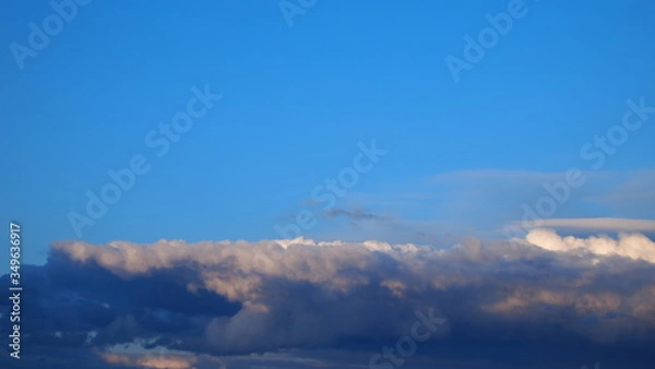 Obraz sky blue clouds background
