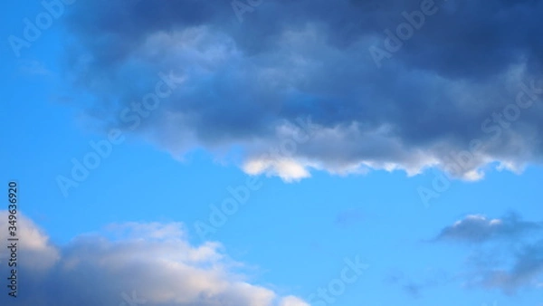Obraz sky blue clouds background

