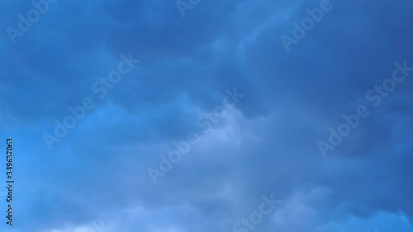 Obraz sky blue clouds background

