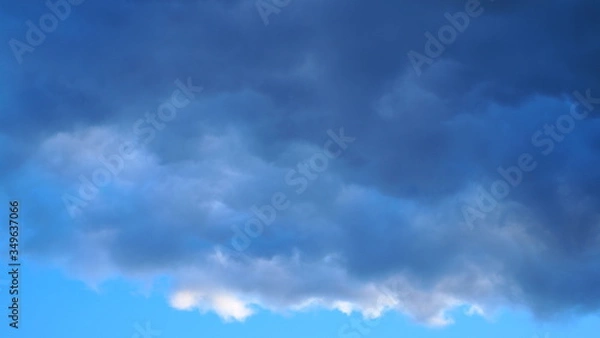 Obraz sky blue clouds background

