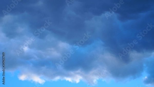 Obraz sky blue clouds background
