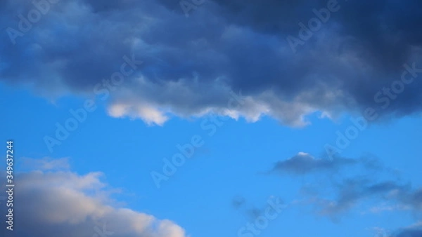 Obraz sky blue clouds background

