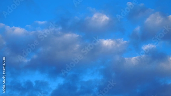Obraz sky blue clouds background
