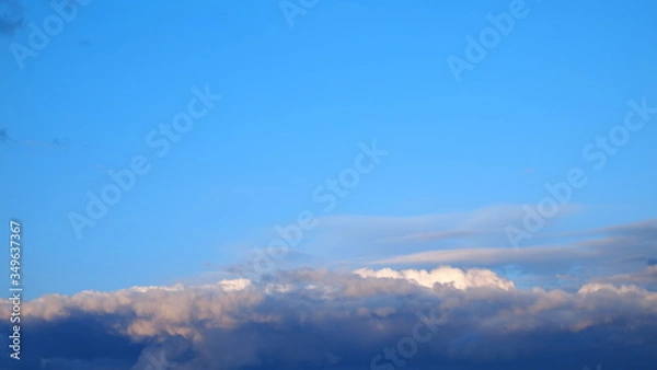 Obraz sky blue clouds background
