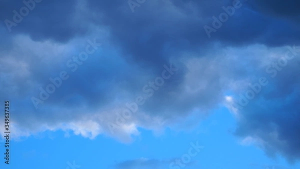 Obraz sky blue clouds background
