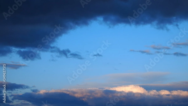 Obraz sky blue clouds background
