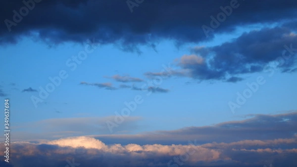 Obraz sky blue clouds background
