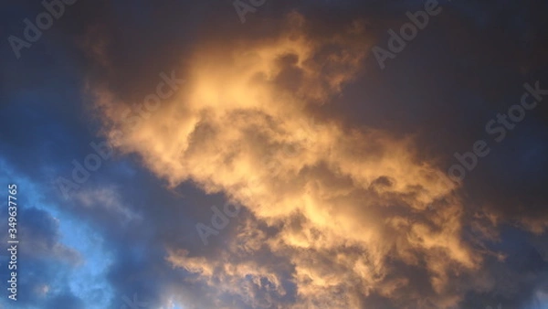 Obraz sky blue clouds background
