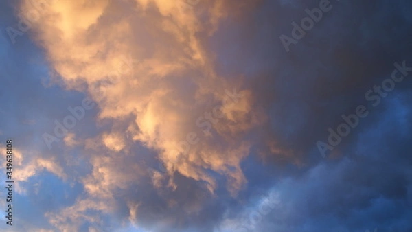 Obraz sky blue clouds background
