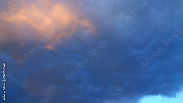 Obraz sky blue clouds background
