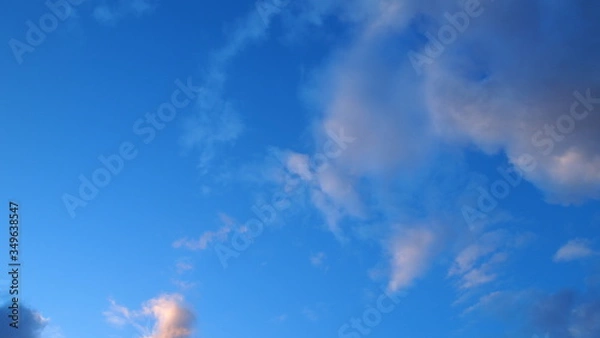 Obraz sky blue clouds background
