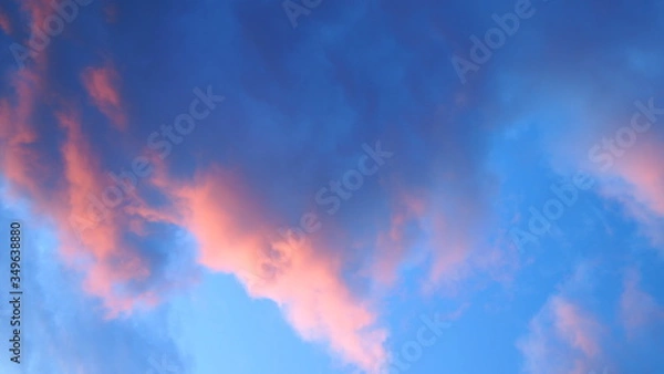 Obraz sky blue clouds background

