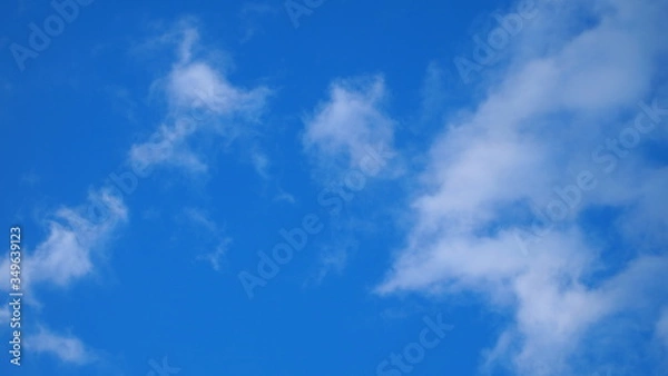 Obraz sky blue clouds background
