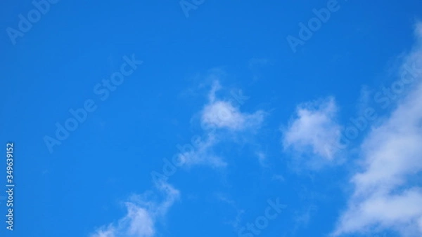Obraz sky blue clouds background
