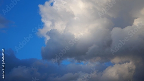 Obraz sky blue clouds background
