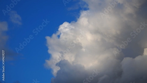 Obraz sky blue clouds background
