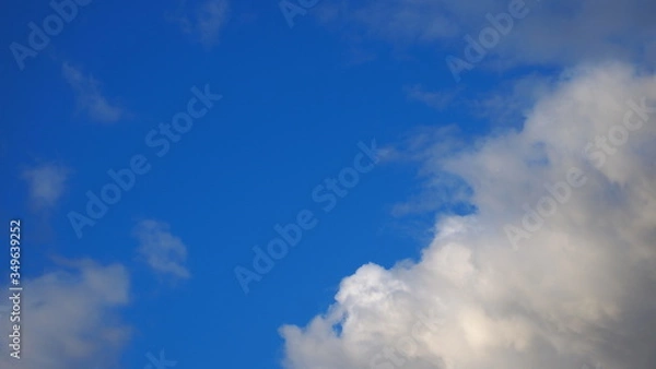 Obraz sky blue clouds background
